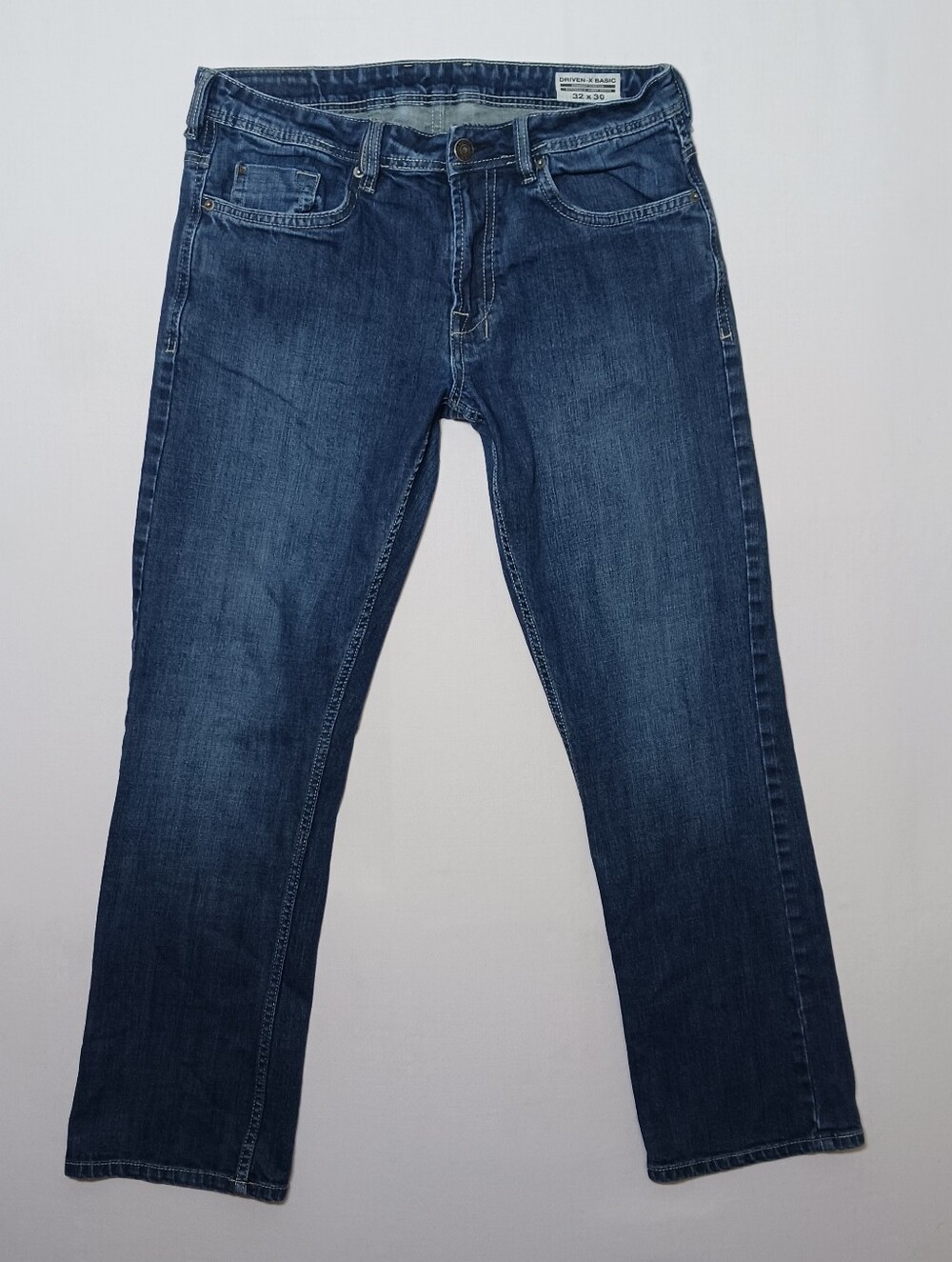 Buffalo David Bitton Mens Driven X Basic Straight Jeans 32X30 Dark Wash